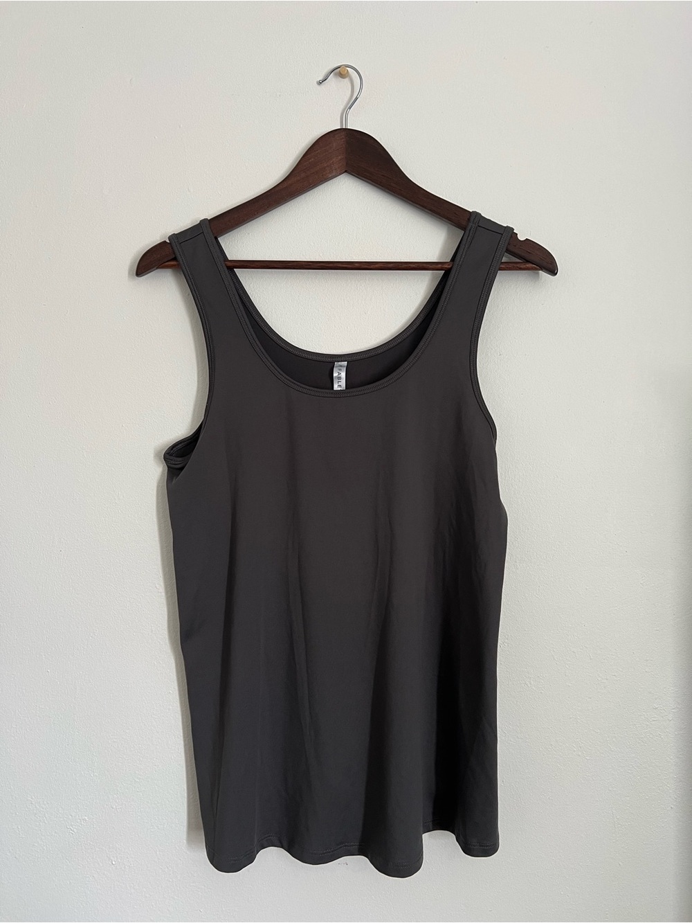 Fabletics Gray Performance Racerback Tank Top Size Small - Picture 2 of 4